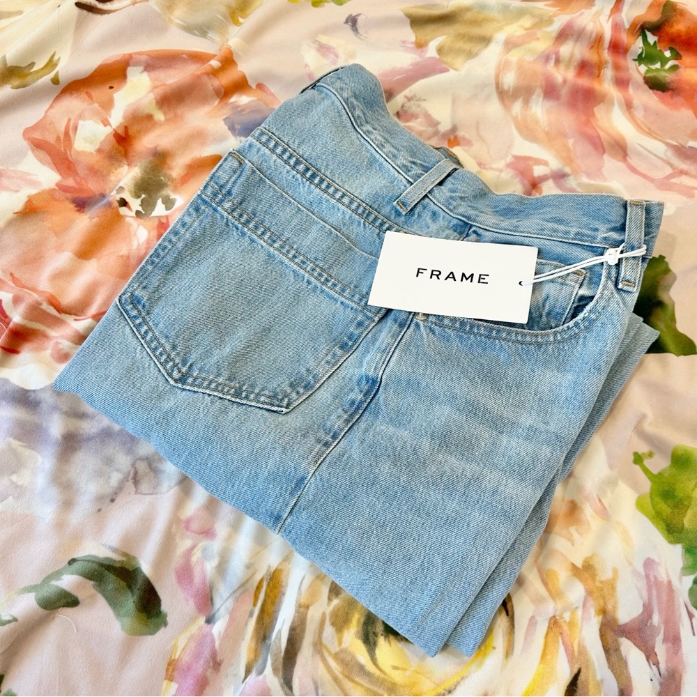 FRAME GENOA HIGH RISE BAGGY POCKET JEAN - Picture 3 of 8